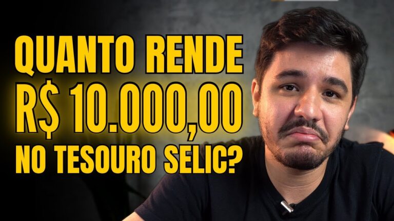 R$ 10.000 Aplicados no Tesouro Selic em 2025