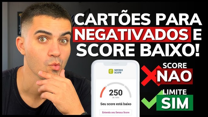 5 Cartões de Crédito Para Negativados