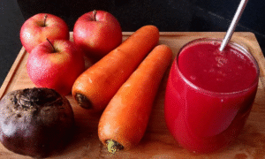 Suco de Cenoura com Beterraba