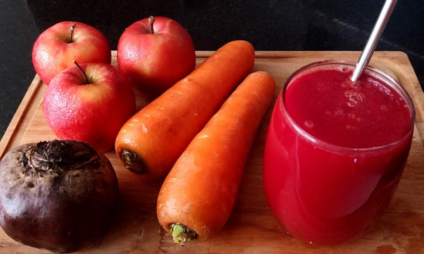 Suco de Cenoura com Beterraba