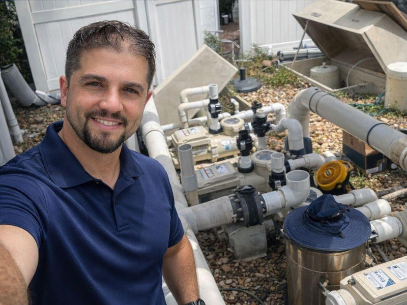 Especialista com experiência em piscinas comerciais